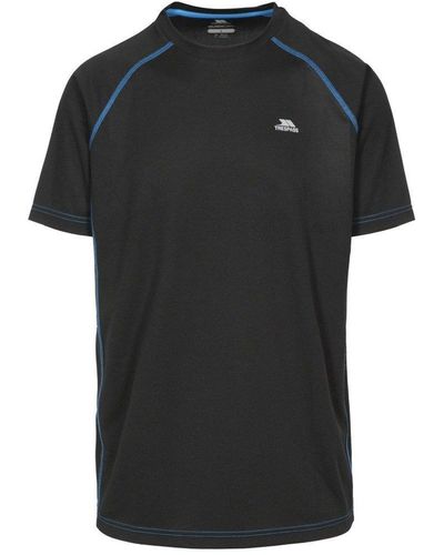 Trespass Ethen Short Sleeve Active T-shirt - Black