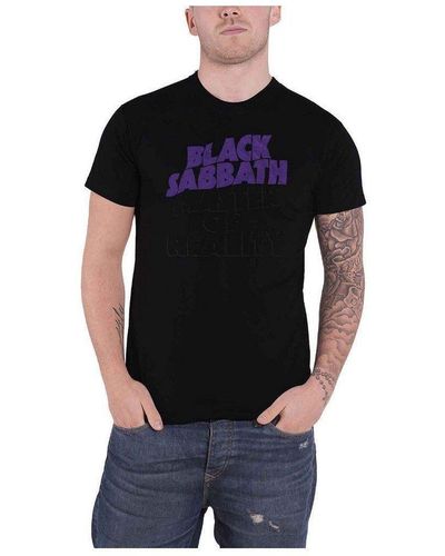 Black Sabbath Masters Of Reality Album T-shirt - Black