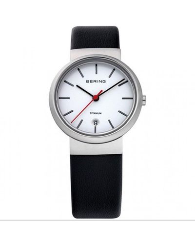 Bering Titanium Classic Analogue Quartz Watch - 11029-404 - White
