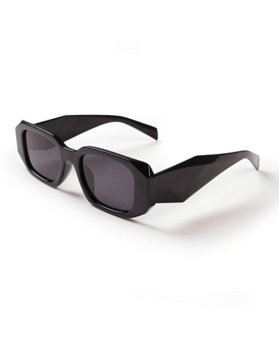Where's That From 'chunky' Arm Smart Classic Sunglasses - Black