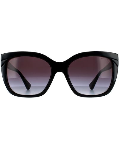 Ralph By Ralph Lauren Butterfly Shiny Black Grey Gradient Ra5265 Sunglasses