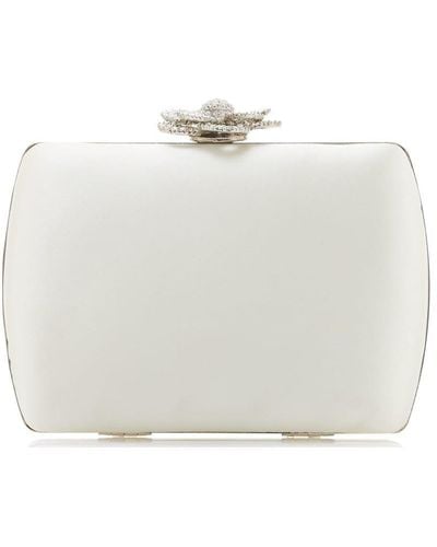 Dune 'boted' Clutch - White