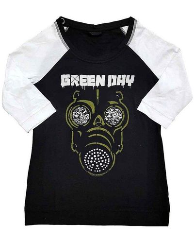 green day Green Mask Raglan T-shirt - Black