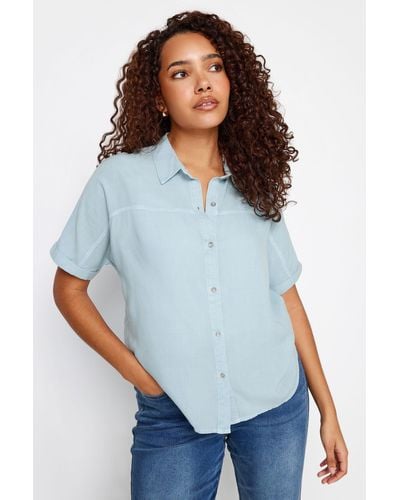 M&CO. Short Sleeve Shirt - Blue