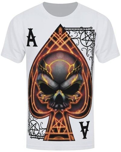 Grindstore Ace Of Spades T-shirt - White