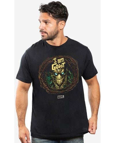 Marvel Guardians Of The Galaxy I Am Groot T-shirt - Black