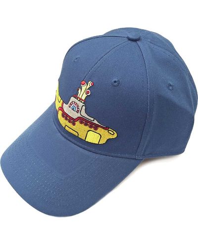 Beatles Yellow Submarine Strapback Baseball Cap - Blue