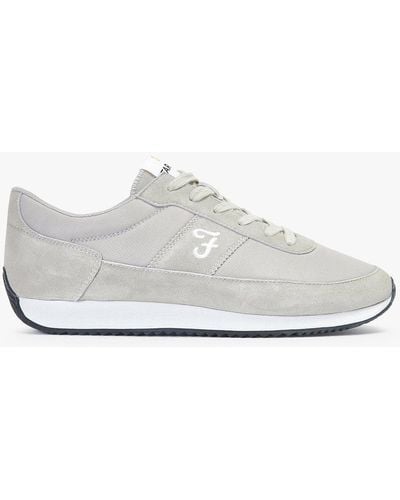 Farah 'leon' Casual Lace Up Trainers - White