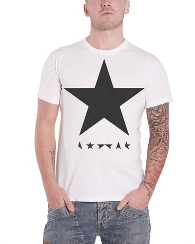 David Bowie Black Star T Shirt - White