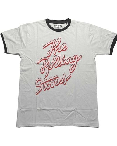 The Rolling Stones Signature Logo T-shirt - Grey