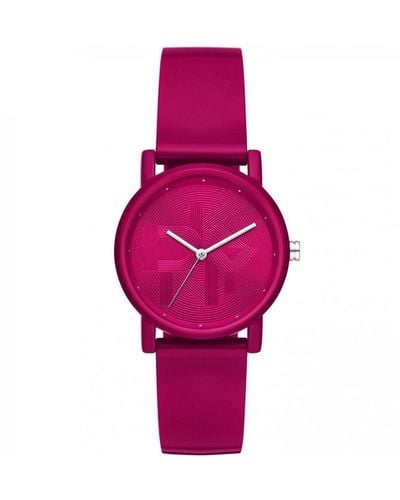 DKNY Soho Fashion Analogue Quartz Watch - Ny6613 - Pink