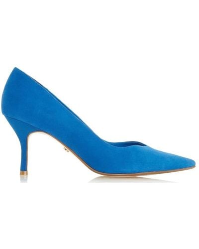 Dune 'andersonn' Suede Court Shoes - Blue