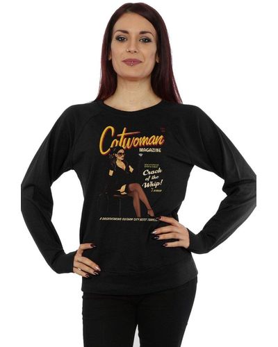 Dc Comics Catwoman Bombshell Cover Sweatshirt - Black
