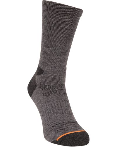 Mountain Warehouse Hiker Socks Comfortable Mid Calf Merino Sports Sock - Grey