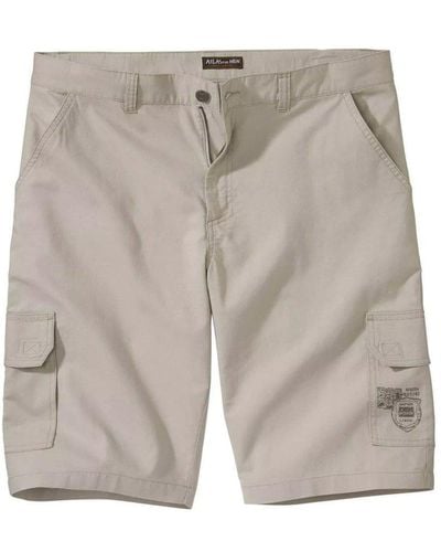Atlas For Men Classic Cargo Shorts - Grey