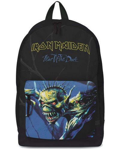 Rocksax Iron Maiden Backpack - Fear Pocket - Blue