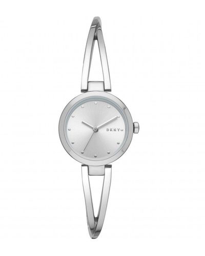 DKNY Crosswalk Stainless Steel Fashion Analogue Quartz Watch - Ny2789 - Metallic