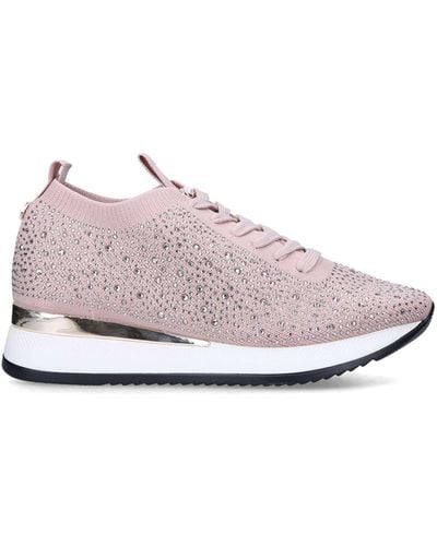 Miss Kg 'katy' Fabric Trainers - Pink
