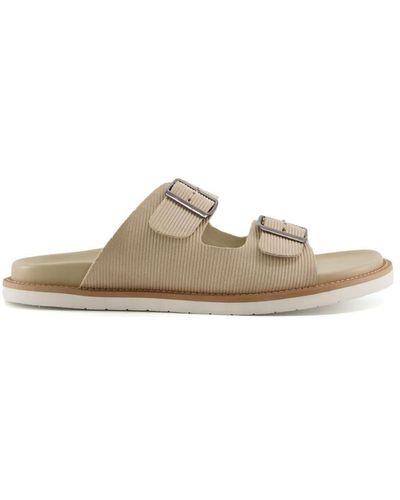 Dune 'induct' Suede Sandals - Natural