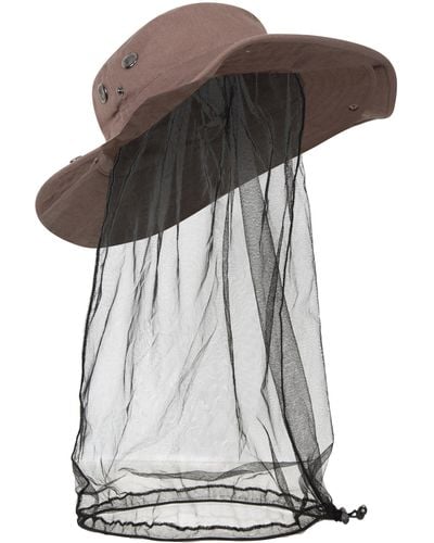 Mountain Warehouse Australian Brim Hat With Adjustable Cord Summer Cap - Brown