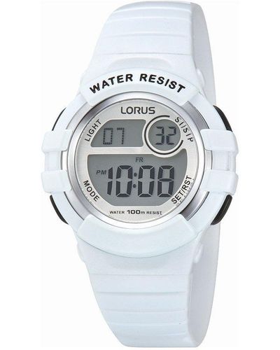 Lorus Plastic/resin Classic Digital Quartz Watch - R2383hx9 - White