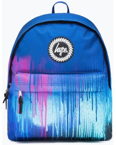 Hype Neon Drips Backpack - Blue