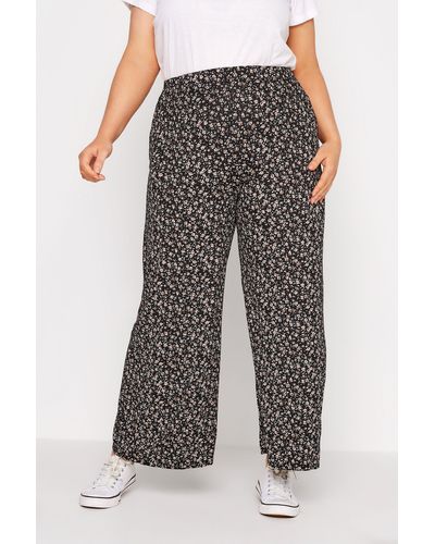 Yours Wide Leg Trousers - White
