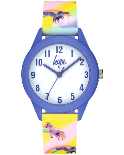 Hype Unicorn Rainbow Watch - Blue