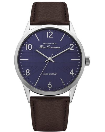 Ben Sherman Aluminium Fashion Analogue Quartz Watch - Bs167 - Blue