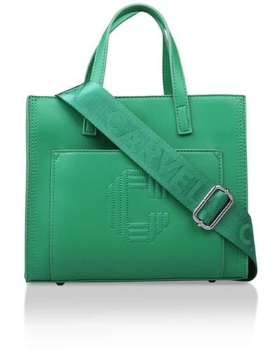 Carvela Kurt Geiger 'icon Midi Shopper' Bag - Green