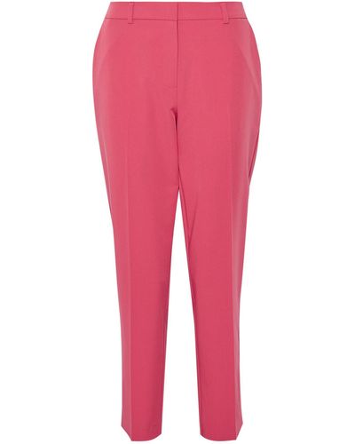 Dorothy Perkins Coral Ankle Grazer Trousers - Pink