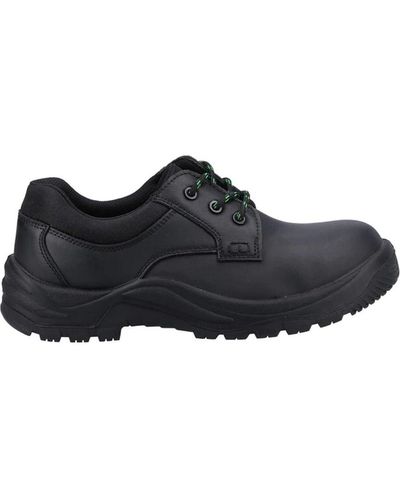 Amblers As504 Leather Safety Shoes - Black