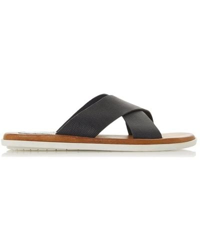 Dune 'intuition' Leather Sandals - Blue