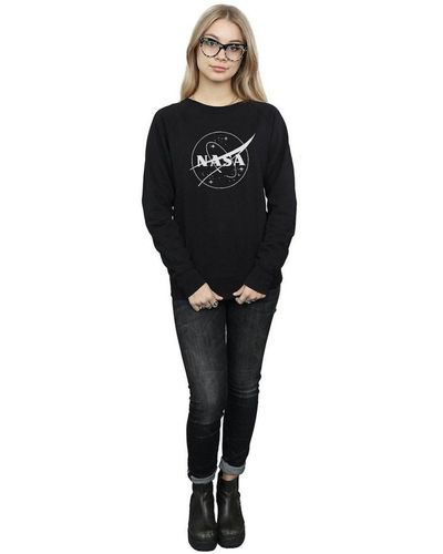 NASA Insignia Logo Sweatshirt - Black