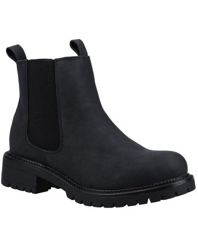 Divaz 'taijal' Leather Chelsea Boot - Black