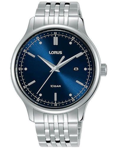 Lorus Stainless Steel Classic Analogue Quartz Watch - Rh903nx9 - Blue