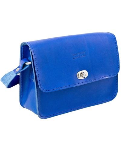THE DUST COMPANY Leather Crossbody - Blue