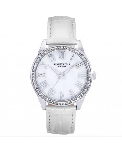 Kenneth Cole Fashion Analogue Quartz Watch - Kc50941001 - White