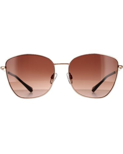 Ted Baker Fashion Rose Gold Brown Gradient Sunglasses