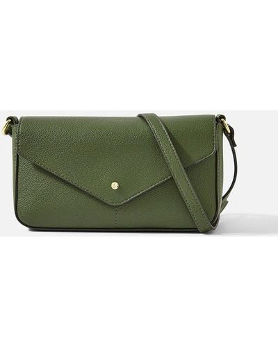 Accessorize Envelope Charm Cross-body Bag - Green