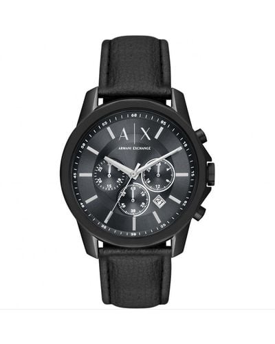 Armani Exchange Stainless Steel Fashion Analogue Quartz Watch - Ax1724 - Black