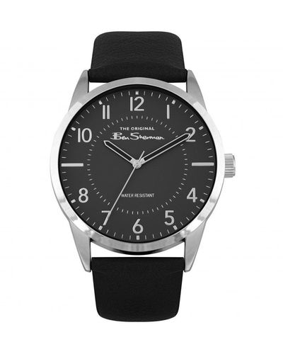 Ben Sherman Aluminium Fashion Analogue Quartz Watch - Bs203 - Black