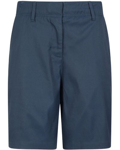 Mountain Warehouse Eagle Tailored Golf Shorts Quick Dry Comfort - Blue