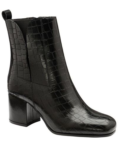 Ravel 'wellsford' Leather Ankle Boots - Black