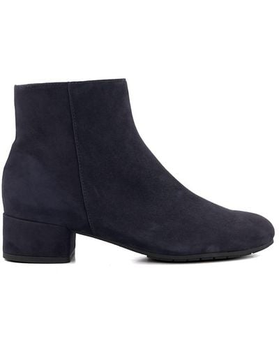 Dune 'pippie' Suede Ankle Boots - Blue