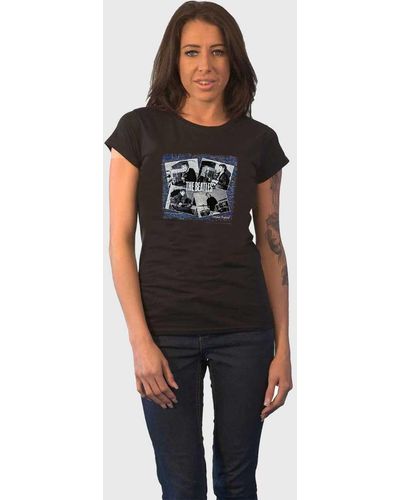 Beatles At The Cavern Skinny Fit T Shirt - Black