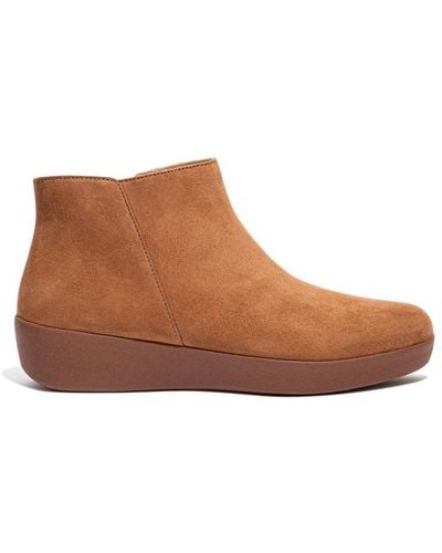 Fitflop 'sumi' Suede Ankle Boots - Brown