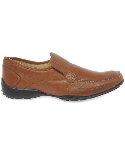 Anatomic & Co 'parati' Slip-on Leather Shoes - Brown