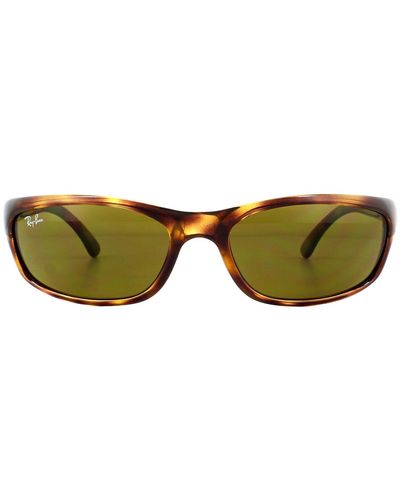 Ray-Ban Wrap Tortoise Brown Sunglasses