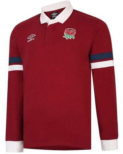 Umbro England Classic Rugby Jersey - Red